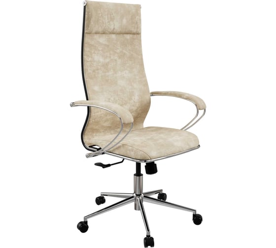 Кресло для персонала МЕТТА ErgoLife Set L42 Bravo/подл.118/осн.Synchro 052 (Бежевый 1FA.53.1.403) z1FA.53.1.403