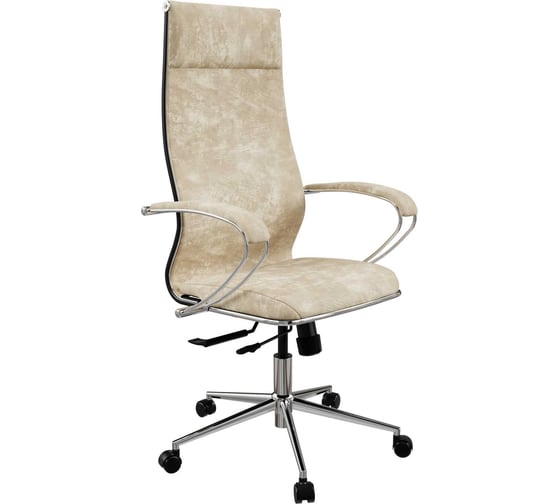 Кресло для персонала МЕТТА ErgoLife Set L42 Bravo/подл.118/осн.Synchro 152 (Бежевый 1FA.53.1.353) z1FA.53.1.353