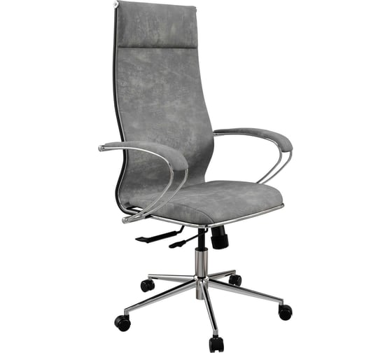 Кресло для персонала МЕТТА ErgoLife Set L42 Bravo/подл.118/осн.Synchro 152 (Светло-серый 589.53.1.353) z589.53.1.353