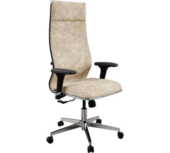 Кресло для персонала МЕТТА ErgoLife Set L42 Bravo/подл.200/осн.Synchro 004 (Бежевый 1FA.D.1.3E3) z509559140