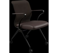 Кресло для персонала МЕТТА Sit 8 M4-9K - X2+Extra /Uh00/Wh12/K15bL(F56.W01) (Темно-коричневый) z105.61.1.682