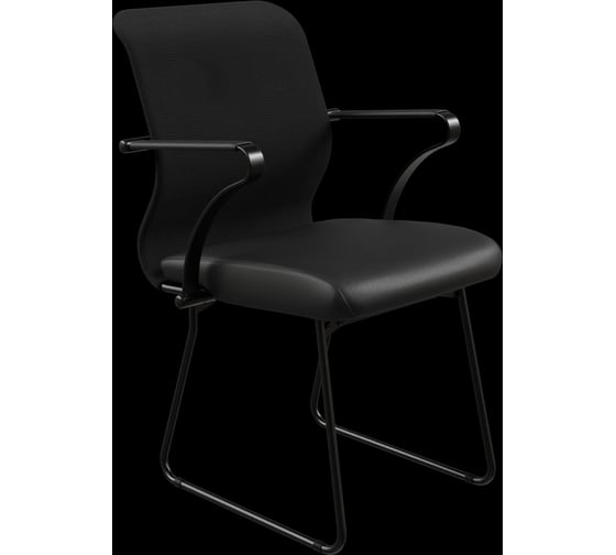 Кресло для персонала МЕТТА Sit 8 M4-9K - X2+Extra /Uh00/Wh12/K15bL(F57) (Черный) z104.61.1.6A5