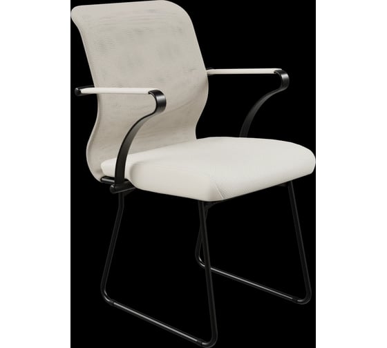 Кресло для персонала МЕТТА Sit 8 M4-9K - X2+Extra /Uh00/Wh12/K15bL(F57) (Молочный) z11B.61.1.6A5