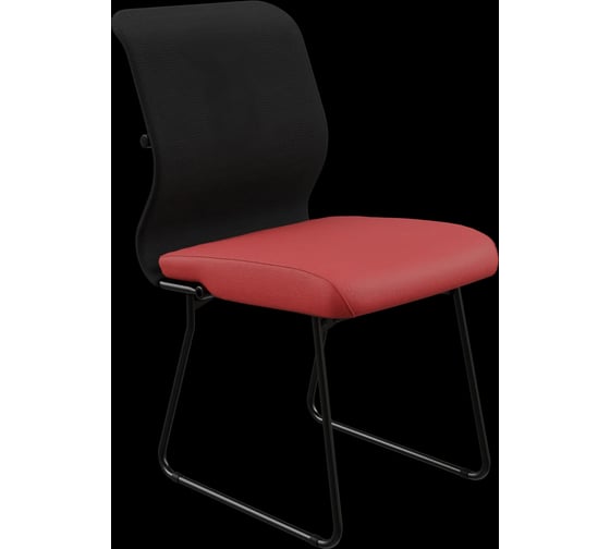 Кресло для персонала МЕТТА Sit 8 M4-9 - X2+Bahama /Uh00/Wh12(F57) (Черный-Красный) z125.1.1.6A5
