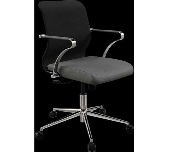 Кресло для персонала МЕТТА Sit 8 M4-9K - X2+Bahama /Uh00/Wh12/K15cF(M09.B23.G18.W01) (Черный-Тем.серый) z290.5C.1.2A2