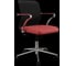 Кресло для персонала МЕТТА Sit 8 M4-9K - X2+Bahama /Uh00/Wh12/K15cF(M09.B23.G18.W01) (Черный-Красный) z125.5C.1.2A2 3