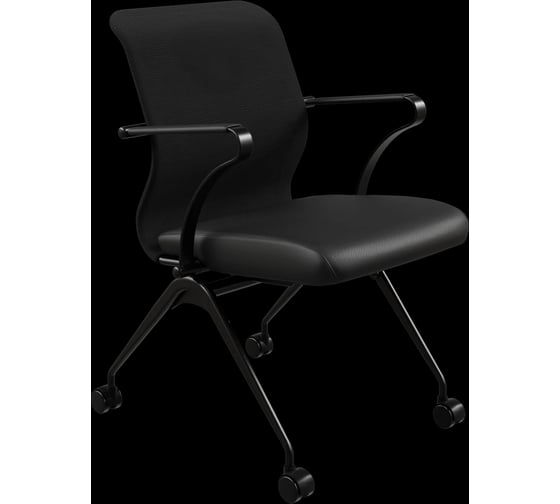 Кресло для персонала МЕТТА Sit 8 M4-9K - X2+Extra /Uh00/Wh12/K15bL(F56.W01) (Черный) z104.61.1.682
