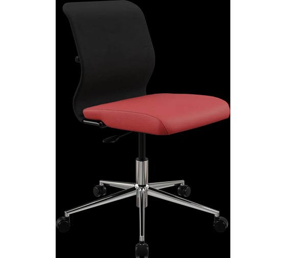 Кресло для персонала МЕТТА Sit 8 M4-9 - X2+Bahama /Uh00/Wh12(M01.B23.G42.W01) (Черный-Красный) z125.1.1.D02