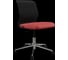 Кресло для персонала МЕТТА Sit 8 M4-9 - X2+Bahama /Uh00/Wh12(M01.B23.G42.W01) (Черный-Красный) z125.1.1.D02 3
