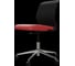 Кресло для персонала МЕТТА Sit 8 M4-9 - X2+Bahama /Uh00/Wh12(M01.B23.G42.W01) (Черный-Красный) z125.1.1.D02 9