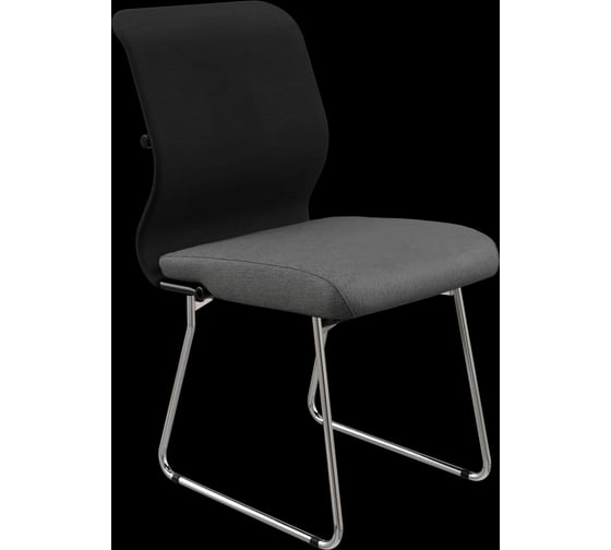 Кресло для персонала МЕТТА Sit 8 M4-9 - X2+Bahama /Uh00/Wh12(F54) (Черный-Тем.серый) z290.1.1.6A4