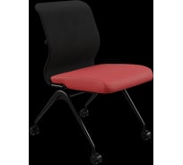 Кресло для персонала МЕТТА Sit 8 M4-9 - X2+Bahama /Uh00/Wh12(F56.W01) (Черный-Красный) z125.1.1.682