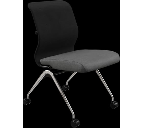 Кресло для персонала МЕТТА Sit 8 M4-9 - X2+Bahama /Uh00/Wh12(F53.W01) (Черный-Тем.серый) z290.1.1.662