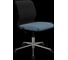 Кресло для персонала МЕТТА Sit 8 M4-9 - X2+Bahama /Uh00/Wh12(M01.B23.G42.W01) (Черный-Синий) z124.1.1.D02 1