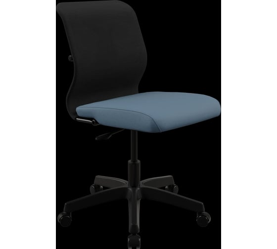 Кресло для персонала МЕТТА Sit 8 M4-9 - X2+Bahama /Uh00/Wh12(M01.B02.G41.W01) (Черный-Синий) z124.1.1.D01