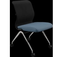 Кресло для персонала МЕТТА Sit 8 M4-9 - X2+Bahama /Uh00/Wh12(F53.W01) (Черный-Синий) z124.1.1.662