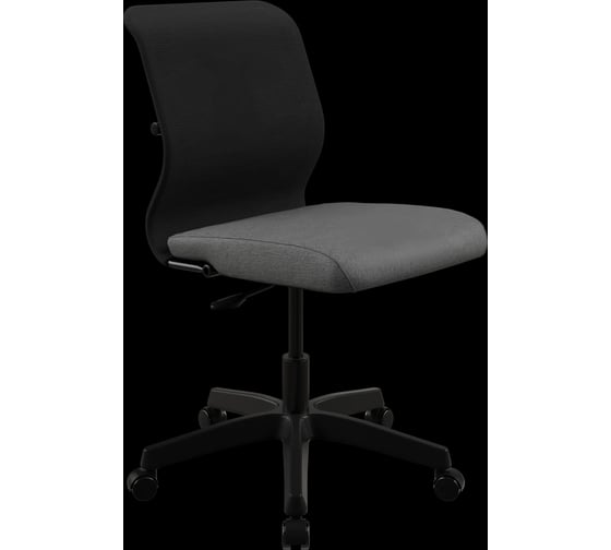 Кресло для персонала МЕТТА Sit 8 M4-9 - X2+Bahama /Uh00/Wh12(M01.B02.G41.W01) (Черный-Тем.серый) z290.1.1.D01