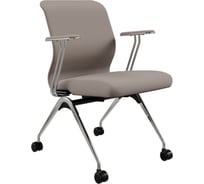 Кресло для персонала МЕТТА Sit 8 Mr4-4T - Vivaldi /Uh00/Wh12/T4mV-c(F53.W02) (Темно-бежевый) z6D9.4D.1.663