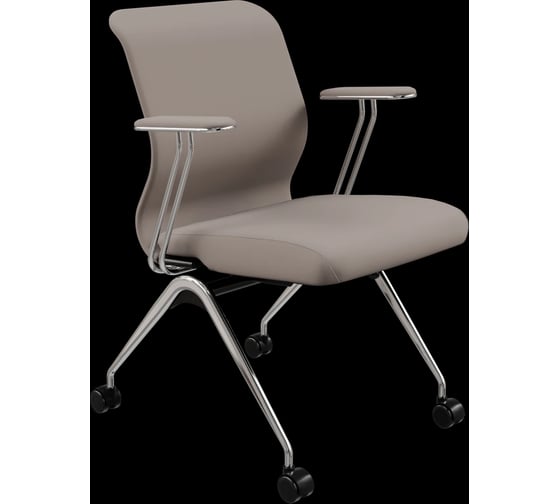 Кресло для персонала МЕТТА Sit 8 Mr4-4T - Vivaldi /Uh00/Wh12/T4mV-c(F53.W02) (Темно-бежевый) z6D9.4D.1.663
