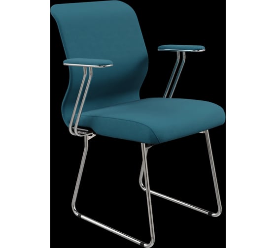 Кресло для персонала МЕТТА Sit 8 Mr4-4T - Vivaldi /Uh00/Wh12/T4mV-c(F54) (Светло-синий) zF7.4D.1.6A4