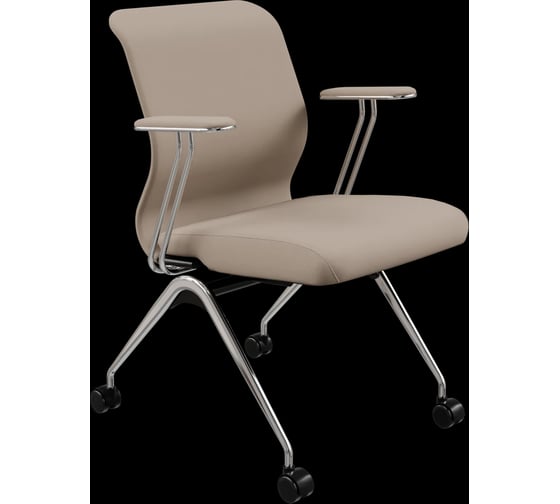Кресло для персонала МЕТТА Sit 8 Mr4-4T - Vivaldi /Uh00/Wh12/T4mV-c(F53.W02) (Бежевый) z651.4D.1.663