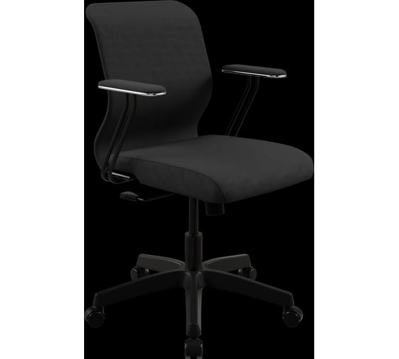 Кресло для персонала МЕТТА Sit 8 Mr4-4T - Vivaldi /Uh00/Wh12/T4mV-b(M09.B02.G15.W01) (Черный) zEE.47.1.222