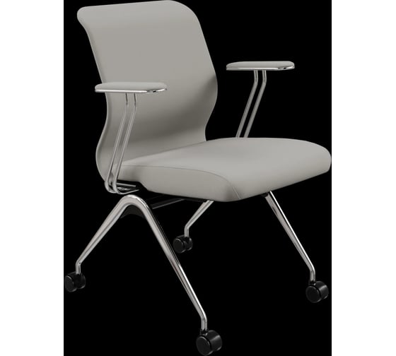 Кресло для персонала МЕТТА Sit 8 Mr4-4T - Vivaldi /Uh00/Wh12/T4mV-c(F53.W02) (Серый) z6D8.4D.1.663