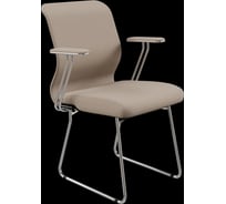 Кресло для персонала МЕТТА Sit 8 Mr4-4T - Vivaldi /Uh00/Wh12/T4mV-c(F54) (Бежевый) z651.4D.1.6A4