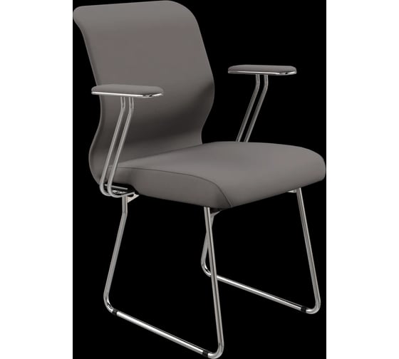 Кресло для персонала МЕТТА Sit 8 Mr4-4T - Vivaldi /Uh00/Wh12/T4mV-c(F54) (Темно-серый) zF3.4D.1.6A4