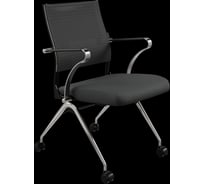 Кресло для персонала МЕТТА Sit Air 24/7 M4-281K - Italy+UMF(X1) /Km00/Wh00/K15cL(F53.W01) (Черный) z697.5D.1.662