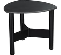 Журнальный стол Мебелик Саут 1Д мини чёрный, серый, бетон 00 6056