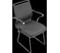 Кресло для персонала МЕТТА Sit Well M4-192K - Bahama /Ach46/Wm12/K15cF(F54) (Темно-серый) z19D.5C.1.6A4 10