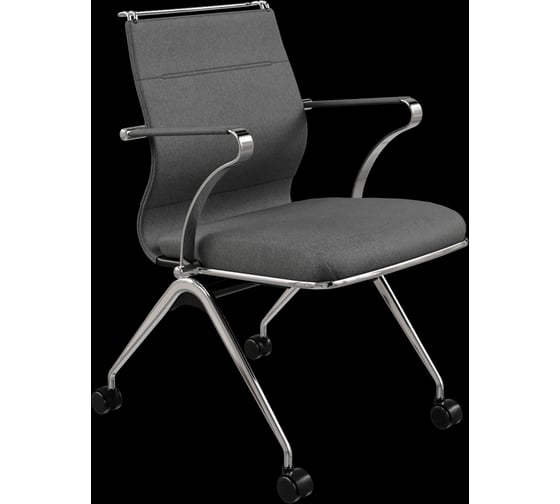 Кресло для персонала МЕТТА Sit Well M4-192K - Bahama /Ach46/Wm12/K15cF(F53.W02) (Темно-серый) z509510226