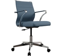 Кресло для персонала МЕТТА Sit Well M4-167K - Bahama /Ach46/Wh12/K15cF(M01.B22.G42.W02) (Синий) z36C.5C.1.D42