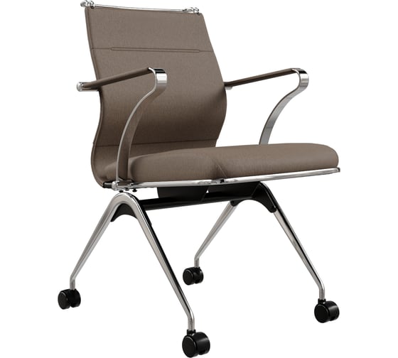 Кресло для персонала МЕТТА Sit Well M4-192K - Bahama /Ach46/Wm12/K15cF(F53.W01) (Коричневый) z509322539