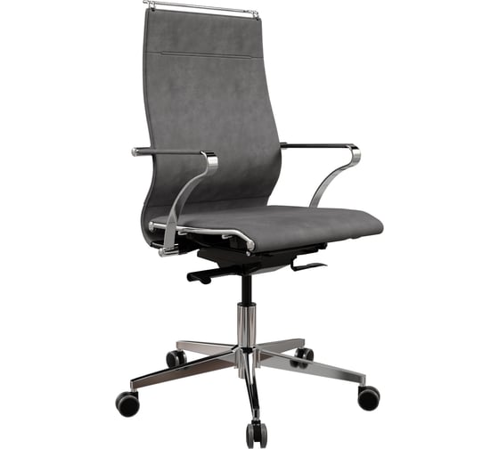 Кресло для персонала МЕТТА Sit Well B2-195K - GoyaLE /Ach246/Nc200/K15cV(M24.B22.G18.W03) (Темно-серый) z509522571