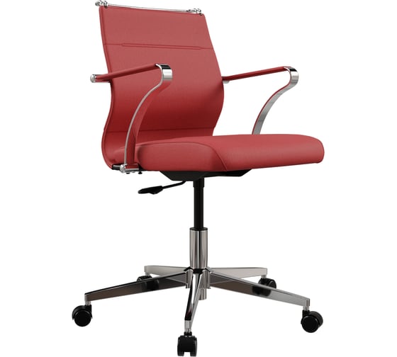 Кресло для персонала МЕТТА Sit Well M4-167K - Bahama /Ach46/Wh12/K15cF(M01.B22.G42.W02) (Красный) z36E.5C.1.D42