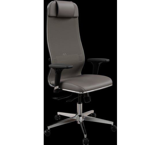 Кресло для персонала МЕТТА Sit 10 B1-115D - X2+Extra /Um00/Wm12/D02P(M18.B22.G18.W02) (Серый) z1D4.D.1.333 1