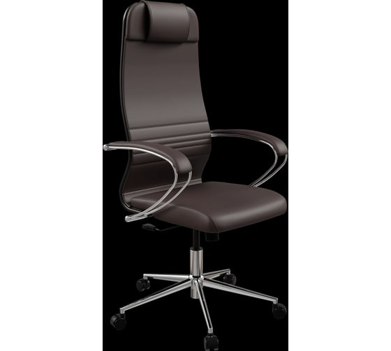 Кресло для персонала МЕТТА Sit 10 B1-202K - Extra /Ub04/Wh12/K1cL(M09.B23.G18.W01) (Темно-коричневый)