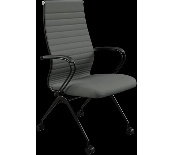 Кресло для персонала МЕТТА Sit 10 B2-119K - UMF(X1) /Kb02/Wh00/K3bL(F56.W01) (Темно-серый) z548.57.1.682