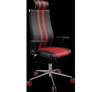 Кресло для персонала МЕТТА Sit 10 B2-187D - Extra /Kb40/Wh40/D02P/H13mL-G-1DF(M18.B23.G18.W32) (Черный-Красный) z1EE.D.47.36C