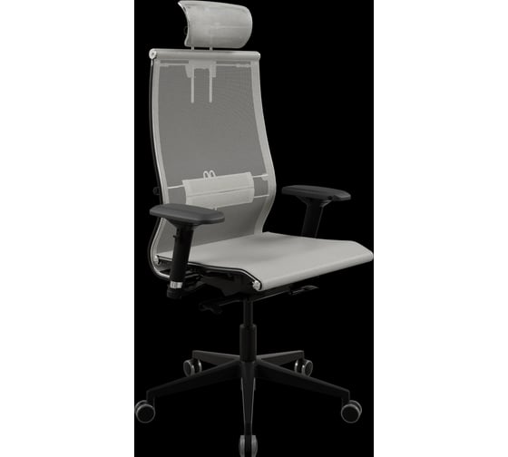Кресло для персонала МЕТТА Sit 10 L2-107D - TV /Km00/Nb00/D04P/H13mM-2D(M24.B11.G19.W03) (Бежевый)