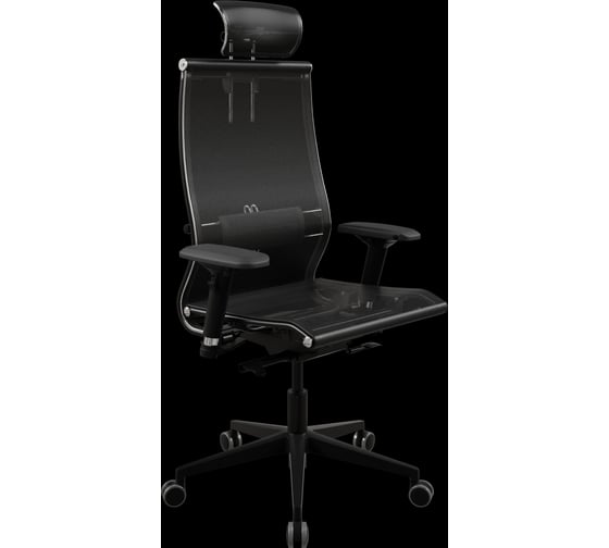 Кресло для персонала МЕТТА Sit 10 L2-107D - TV /Km00/Nb00/D04P/H13mM-2D(M24.B11.G19.W03) (Черный) z1FB.3.1E.504 1