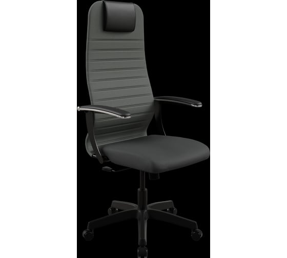 Кресло для персонала МЕТТА Sit 8 B1-10U - UMF(X1) /Uh02/Wh00/U0mL-b(M09.B02.G15.W01) (Тем.серый-Черный) z509226561