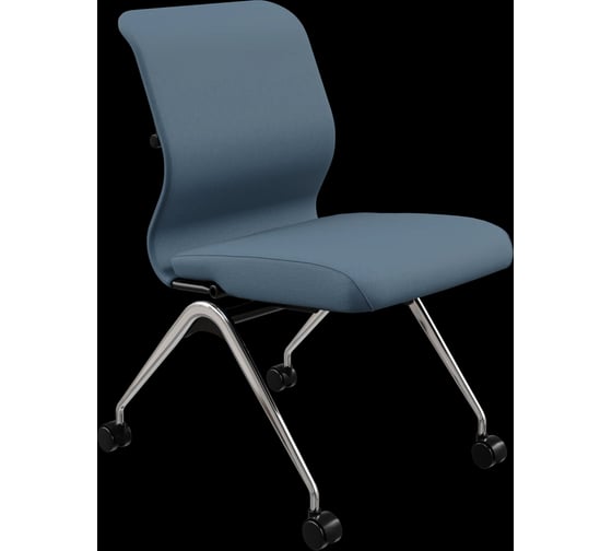 Кресло для персонала МЕТТА Sit 8 M4-4 - Bahama /Uh00/Wh12(F53.W01) (Синий)
