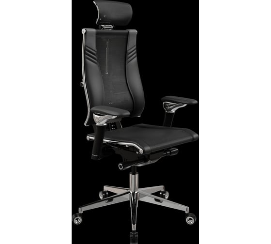 Кресло руководителя МЕТТА Yoga Spine Triumph B2 (Черный CC.50.15.13A)