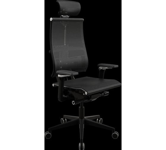 Кресло руководителя МЕТТА Yoga Spine Black Edition (Черный 624.F.4D.A9)