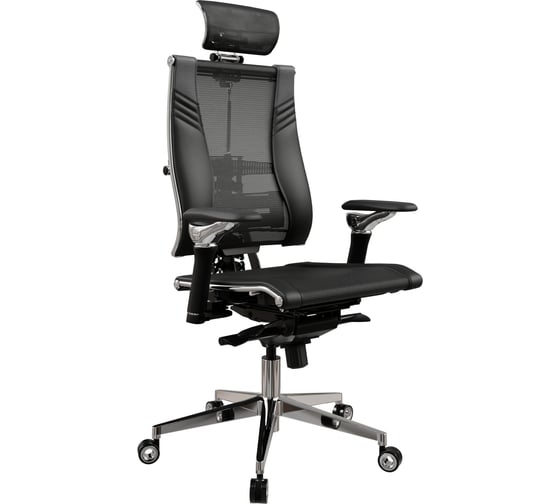 Кресло руководителя МЕТТА Yoga Spine Triumph L2 (M06) (Черный D5.50.15.92) zD5.50.15.92