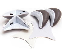 Накладки на углы ПОМА 46x46x21 мм 4 шт АБС-пластик термопластичная резина 3120