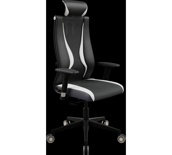 Кресло для персонала МЕТТА Sit 10 B2-170D - Italy+UMF(SY271)+Extra /Kb38/Wh09/D03P/H13mL-Pf-2D(M24.B11.G19.W31) (Черн-Бел) z6DE.6.49.51B